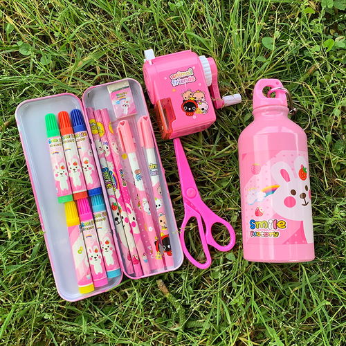 開學兒童幼兒園小學生學習用品水杯文具套裝禮盒生日禮物獎品批發